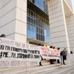 Πιέρια Όρη: Συνεχίζεται η μάχη της κατάσβεσης της πυρκαγιάς στην Σαρακατσάνα