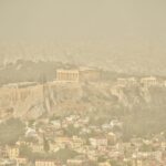 Αφρικανική σκόνη: Το CNBC μεταδίδει εικόνες της «πορτοκαλί» Αθήνας