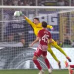 Ολυμπιακός – Φιορεντίνα: Τεράστια ευκαιρία του Ιμπόρα, η κεφαλιά πέρασε δίπλα από την εστία του Τερατσάνο