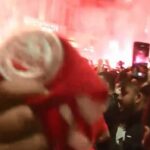 Ολυμπιακός: Ο πανηγυρισμός του Βαγγέλη Μαρινάκη μετά από την πρόκριση στον τελικό του Conference League