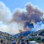 Νέα φωτιά στη Βοιωτία – Στα Σκούρτα το δεύτερο μέτωπο