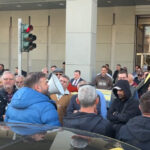 Μηχανοκίνητη πορεία πραγματοποίησαν επαγγελματίες αυτοκινητιστές ταξί στο Ηράκλειο Κρήτης