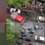 Αθήνα: Καθίζηση οδοστρώματος στο κέντρο – Διακοπή κυκλοφορίας στην οδό Θερμοπυλών