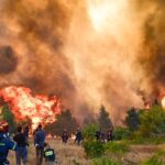 Ηλεία: Αποκαταστάθηκε η κυκλοφορία στην Πατρών – Πύργου μετά τη φωτιά στο Τραγανό