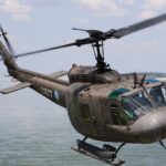 «Βαριά» προσγείωση στρατιωτικού ελικοπτέρου στην Κάλυμνο